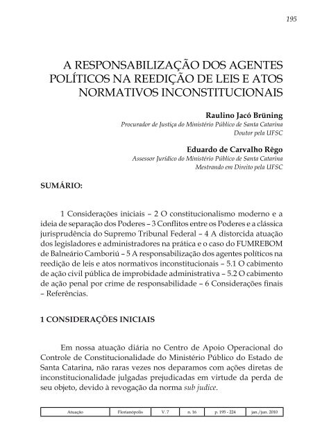 Versao em Pdf (3,14 mb) - Ministério Público de Santa Catarina