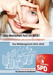 Programm des Ortsvereins Kirchrode-Bemerode-WÃ¼lferode 2011