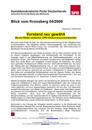 Blick vom Kronsberg 04/2009 - SPD-Ortsverein Kirchrode ...