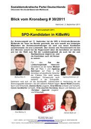 Blick vom Kronsberg 30/2011 - SPD-Ortsverein Kirchrode ...