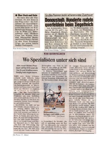 Neue Kronen Zeitung; 5. JÃ¤nner Neue Kronen ... - RC Schnecke