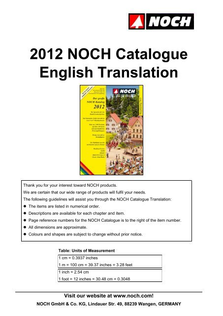 2012 NOCH Catalogue Ã¢Â€Â“ English Translation page 2