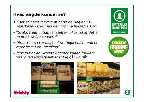 Nøglehuls-feedback fra et varehus - noeglehullet.dk