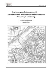 BegrÃ¼ndung zum Bebauungsplan 4 b âDachsberger ... - Kamp-Lintfort