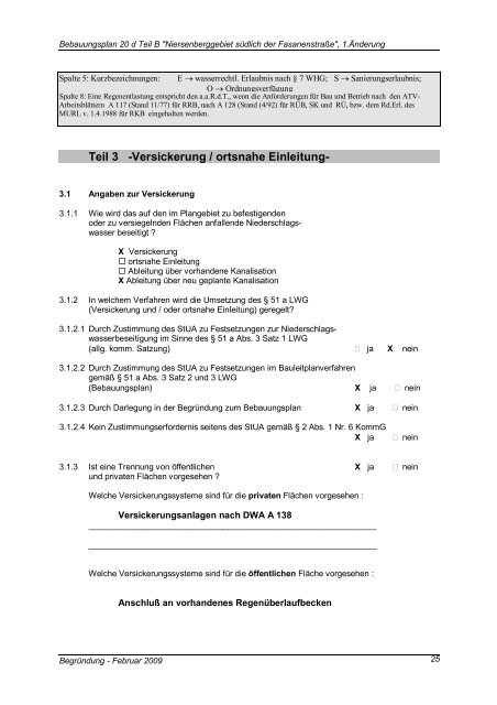 BegrÃ¼ndung zur 1. Ãnderung des Bebauungsplans ... - Kamp-Lintfort