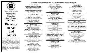 Diversity in Art and Artists - National Gallery of Canada