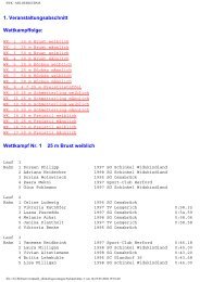 SWK - MELDEERGEBNIS - SG OsnabrÃ¼ck