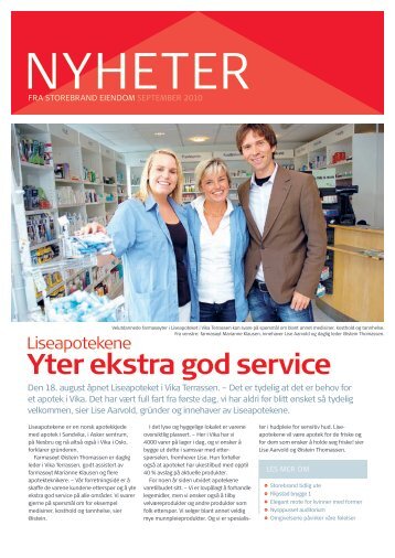 Yter ekstra god service - Storebrand