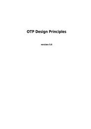 OTP Design Principles - Erlang