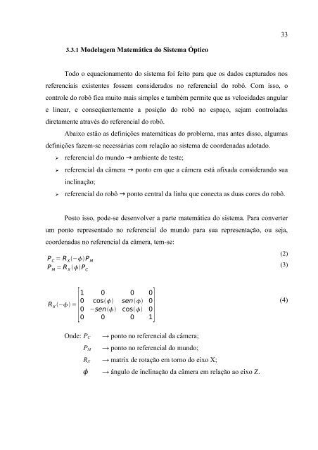 controle de um robÃƒÂ´ movel utilizando a tecnologia zigbee e a visÃƒÂ£o ...