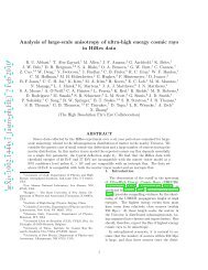 Analysis of large-scale anisotropy of ultra-high energy cosmic rays ...