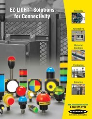 Banner Ez Screen Brochure Pn73111 Banner Engineering