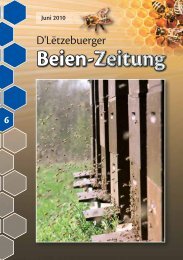 BZ 2010-06.pdf - Luxemburger Landesverband fÃ¼r Bienenzucht