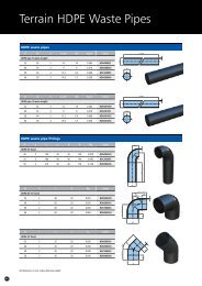 Terrain HDPE Waste Pipes - Polypipe