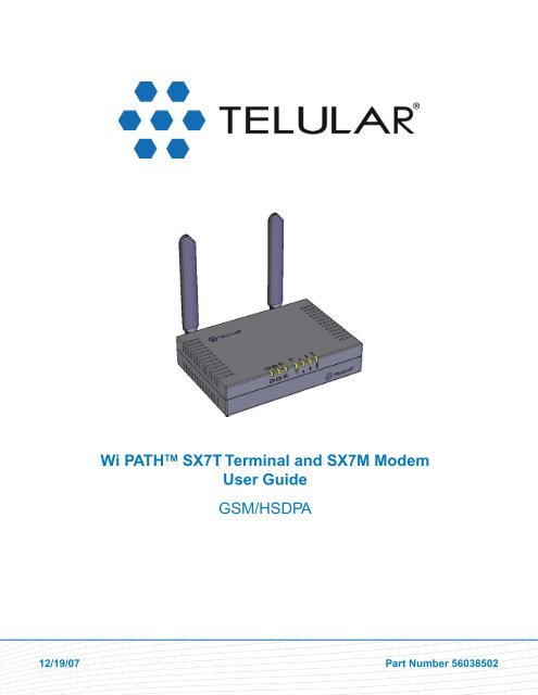 56038502 HSDPA User Guide:Telular UG.qxd