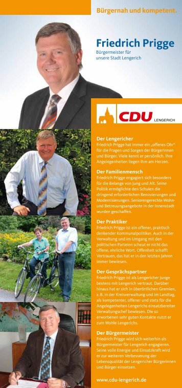 Friedrich Prigge - CDU Lengerich