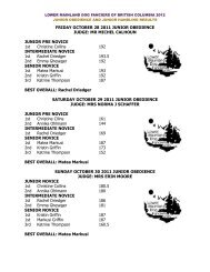 results - BC Dog Show Services