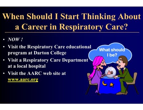 Respiratory Care - Darton College