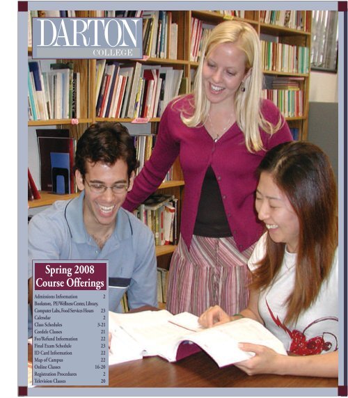 Spring 2008 Course Offerings - Darton College