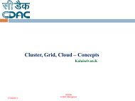 Cluster, Grid, Cloud – Concepts - Garuda