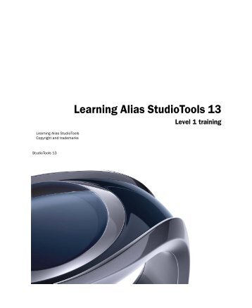 Learning Alias StudioTools 13 - Autodesk