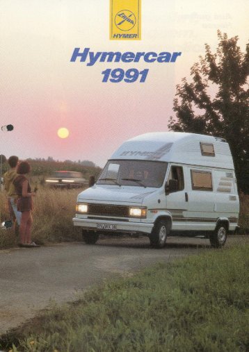 Hymercar 1991 - Prospekt - Wir lieben Oldtimer