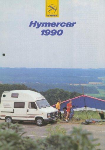 Hymercar 1990 - Prospekt - Wir lieben Oldtimer