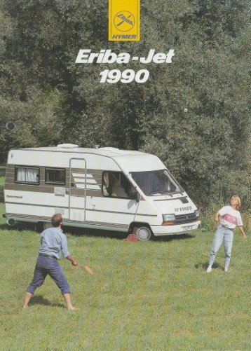 Eriba Jet 1990 - Prospekt - Wir lieben Oldtimer