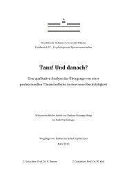 Tanz! Und danach? - Stiftung TANZ