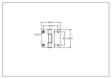 Butt hinge