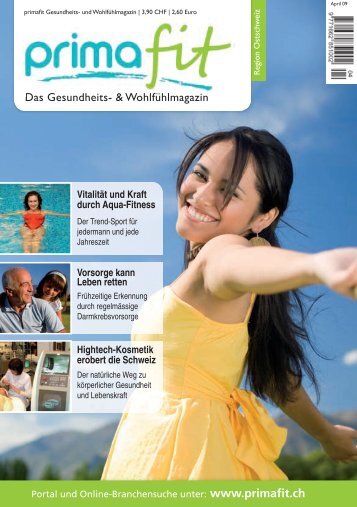 Primafit Ausgabe April 2009 - primafit.ch