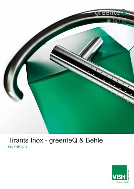 Tirants Inox - greenteQ & Behle - VBH - Hody