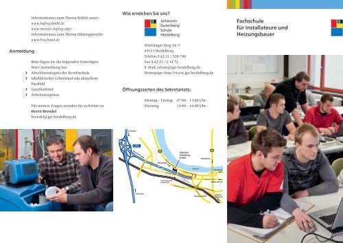 Fachschule fÃ¼r Installateure und Heizungsbauer - Johannes ...
