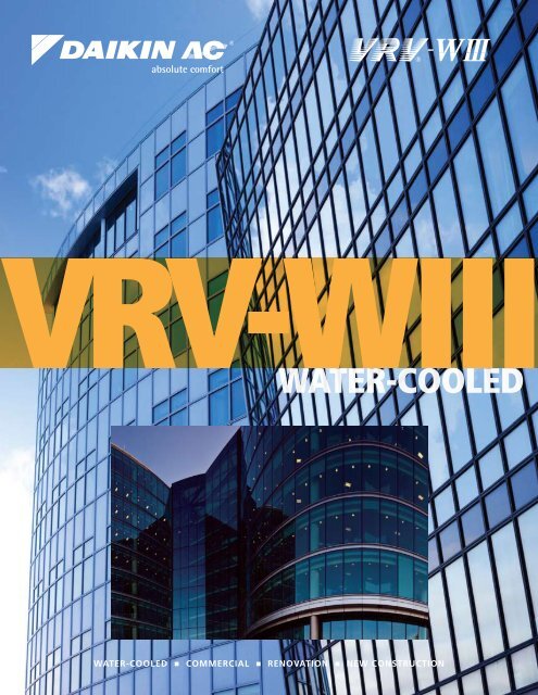 VRV-WIII - Brochure - PCVWUSE11-03C - Daikin AC