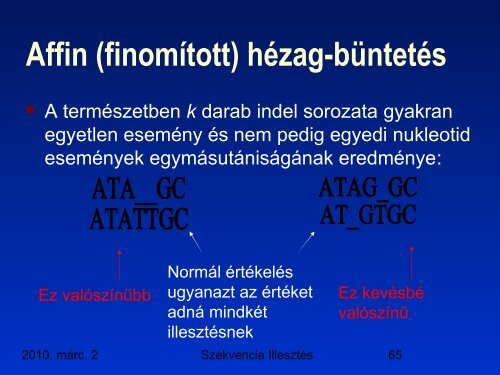 Szekvencia IllesztÃ©s - Budapesti MÅ±szaki Ã©s GazdasÃ¡gtudomÃ¡nyi ...