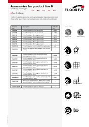 Accessories for product line B - Elodrive