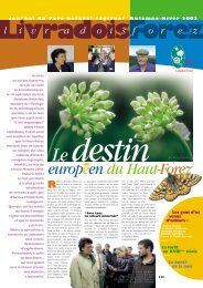 Journal du Parc nÂ°4 - Parc naturel rÃ©gional Livradois-Forez