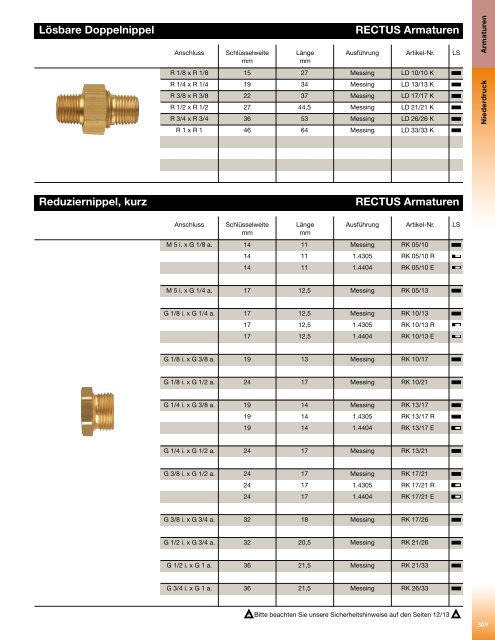 RECTUS Katalog