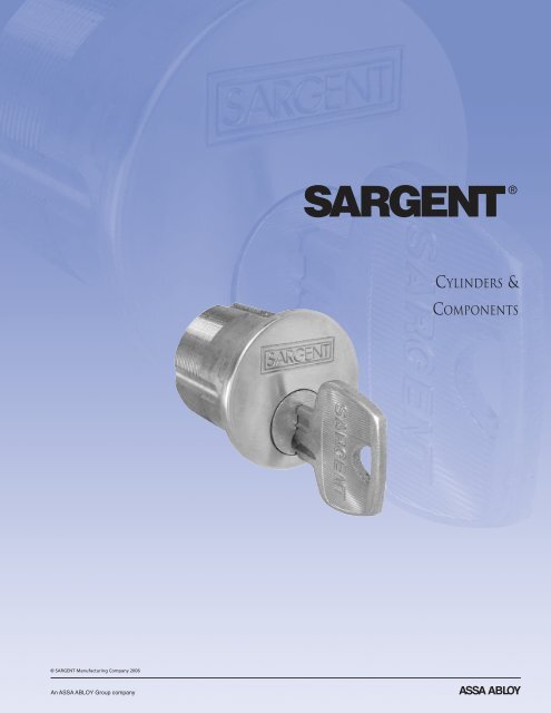 Sargent 6300 I/C Core With Key HB HH Keyways s 