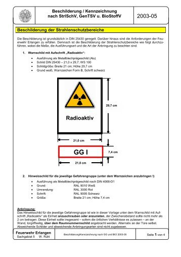 Kennzeichnung von Bio - bei der Feuerwehr Erlangen