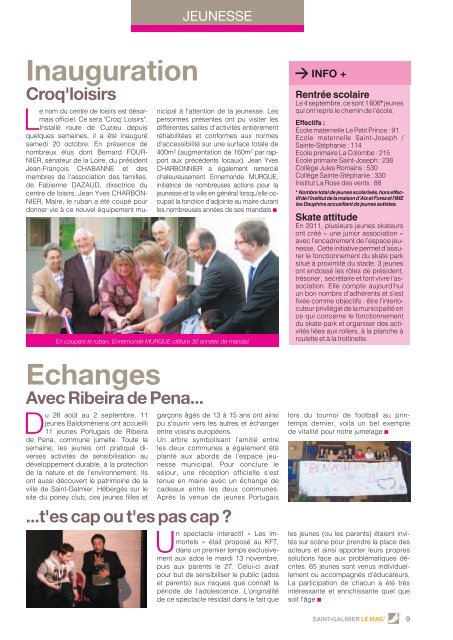 Le Mag nÂ°13 - Site officiel - Mairie de Saint-Galmier