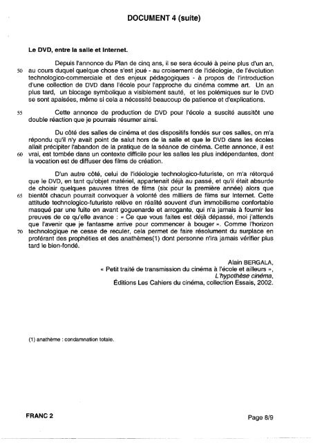 brevet de technicien supÃ©rieur franÃ§ais - groupe 2 - Bts Tourisme
