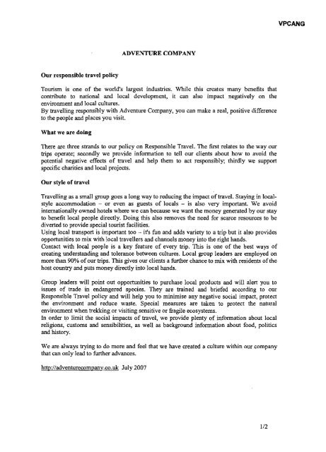 Sujets Anglais Vpt 2 Bts Tourisme