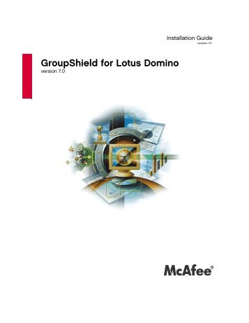 McAfee GroupShield for Lotus Domino