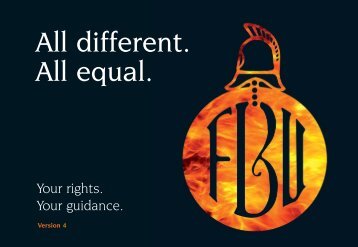 5801 FBU All different All Equal - Fire Brigades Union