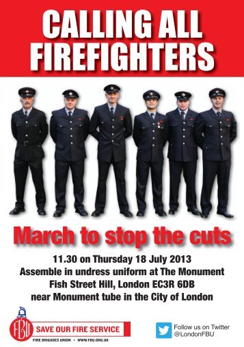 9566 FBU Calling all firefighters A5X 2pp.indd - Fire Brigades Union
