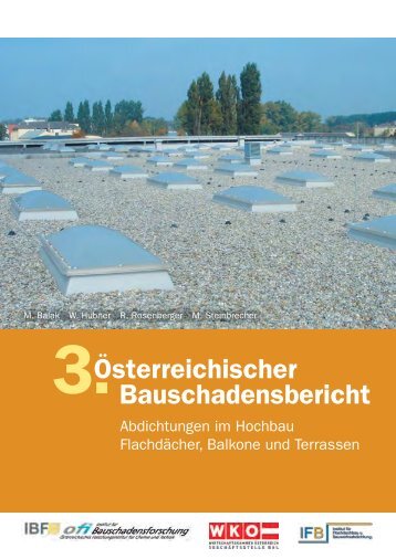 Bauschadensbericht 3. Österreichischer - Wirtschaftskammer ...