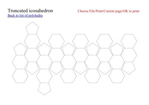 Polyhedra list