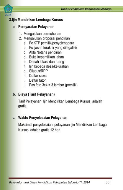 BUKU INFORMASI 2014