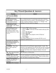 Key Wizard Questions & Answers - ASSA ABLOY Door Security ...